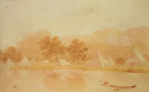 John Alexander Gilfillan, Military Camp, Hutt River c. 1840