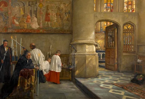 Charles Boom, Before Blessing at the Church of Hoogstraten