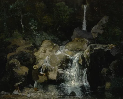 Aimé Perret, Homage To Gustave Courbet