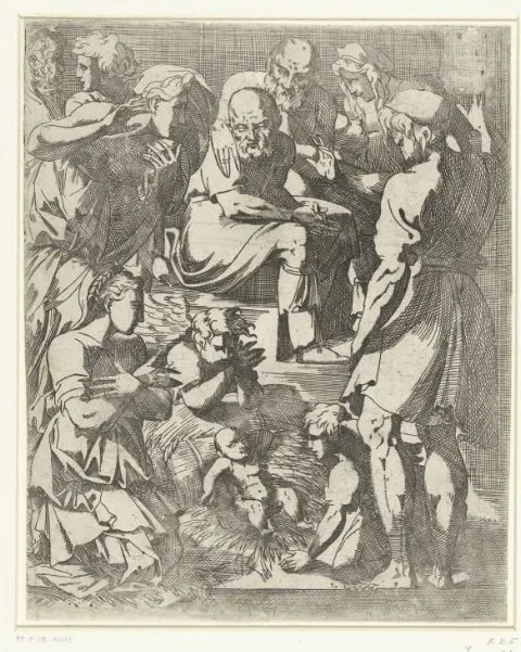 Geoffroy Dumonstier, De aanbidding der herders