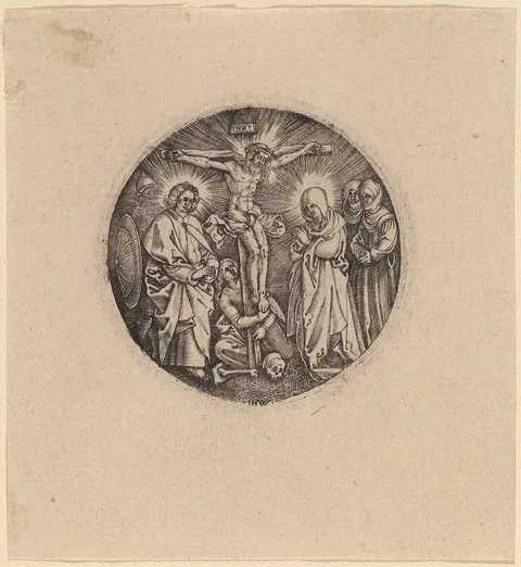 Anton Wierix II, The Crucifixion called the Sword Pommel of Maxmilian