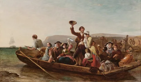 Thomas Falcon Marshall, the parting day "Good Heaven! what sorrows gloom'd that parting day etc" Goldsmith
