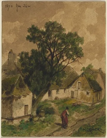 Adolphe Hervier, Farmyard