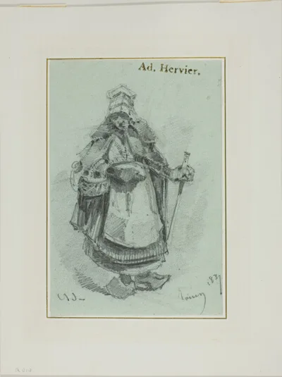 Adolphe Hervier, Peasant Woman