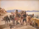 Johann Baptist Kirner, Robbers Attacking Travellers