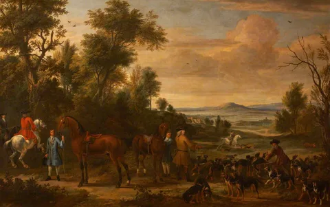 Jan van der Vaart, Gilbert Coventry, later 4th Earl of Coventry (c.1688 - 1719) in the Hunting Field