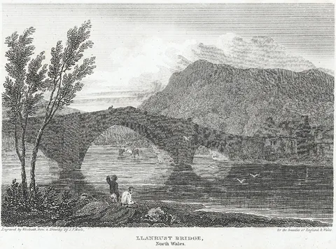 Thomas Woolnoth, Llanrust bridge, north Wales