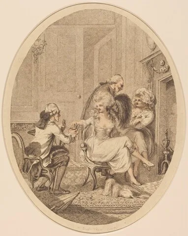 Peltro William Tomkins, The French Fireside