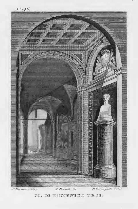 Luigi Basoli, Grave of Tesi
