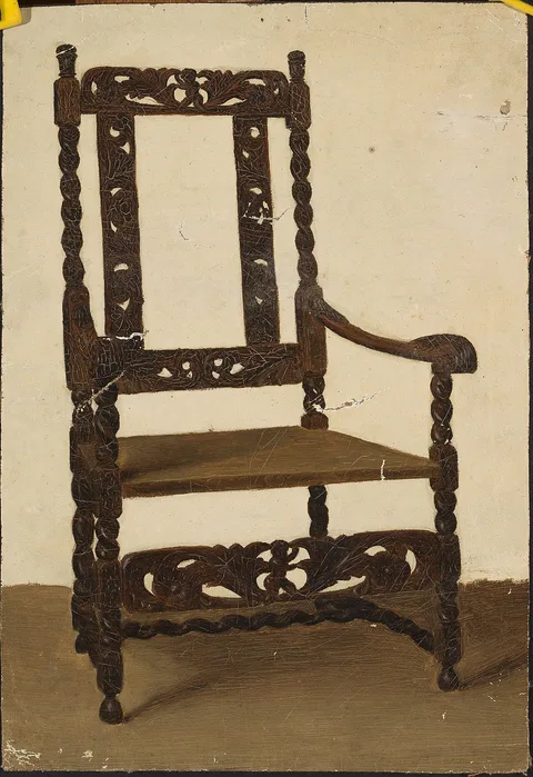 Jean Lulves, Study of a Renaissance armchair