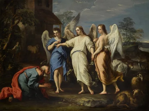 Michelangelo Ricciolini, Abraham and the Three Angels
