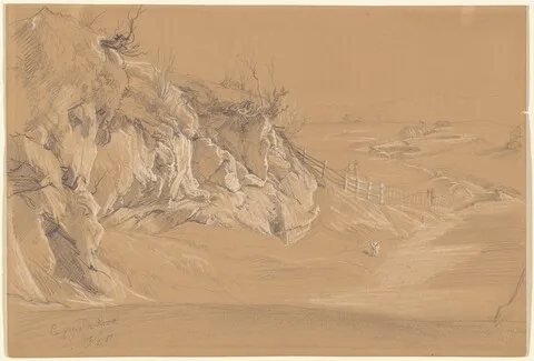 Julius Jacob, Campagna di Roma (Roman Countryside) (recto)