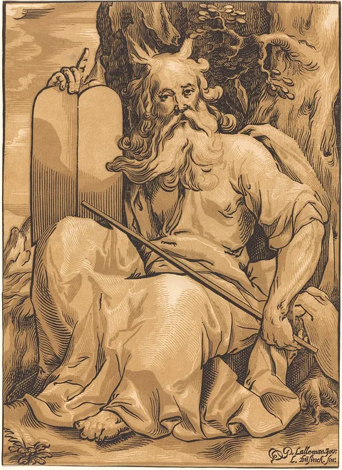 Ludolph Büsinck, Moses with the Tablets of Law