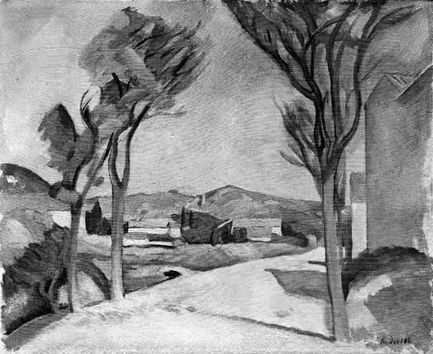 Henri Doucet, Road near Villeneuve-les-Avignon