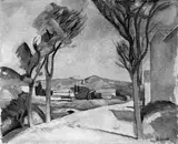 Henri Doucet, Road near Villeneuve-les-Avignon