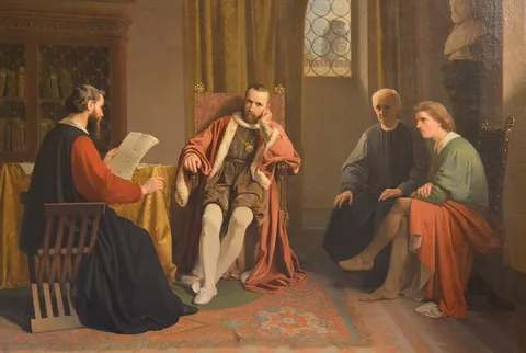 Giuseppe Ciaranfi, Benedetto Varchi Reads His Storia Fiorentina to Cosimo I