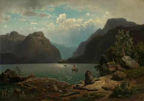 Leonhard Rausch, View of a Lake