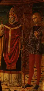Giovanni Ambrogio Bevilacqua, Saint Ambrose and Saint Sebastian