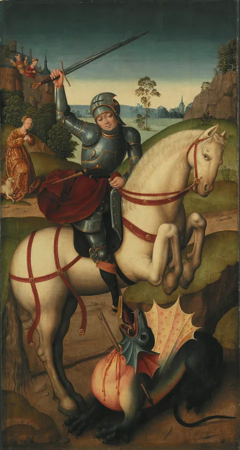 Jan Baegert, St Catherine / St George and the Dragon