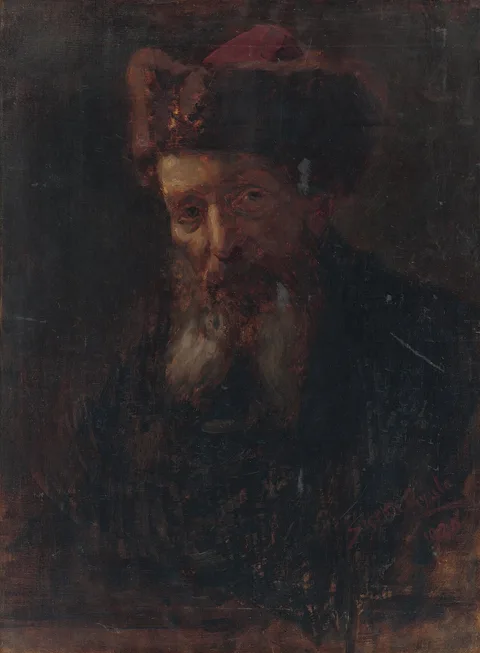Gyula Stetka, Head Study of an Old Man