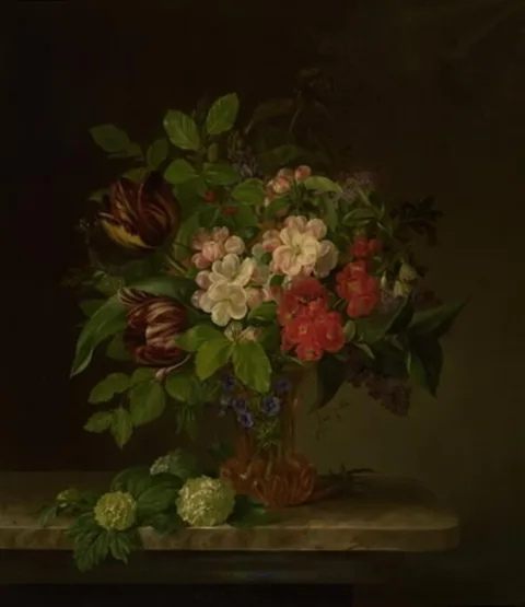 Hanne Hellesen, Et glas med forårsblomster