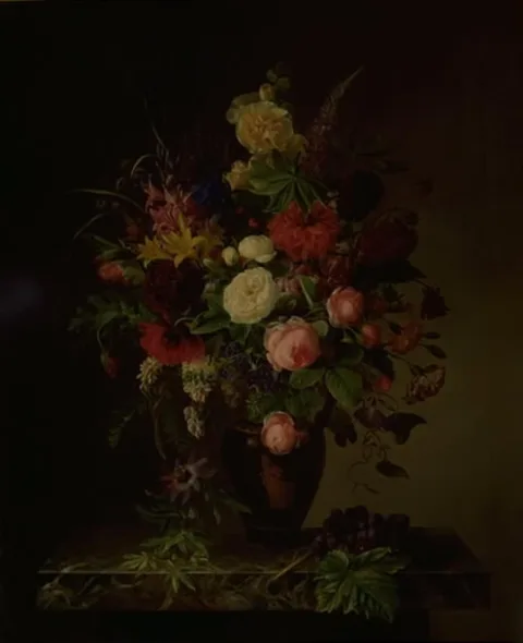 Hanne Hellesen, En vase med blomster
