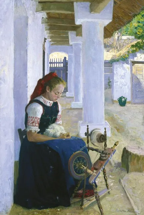 Ferenc Paczka, Maiden spinning thread