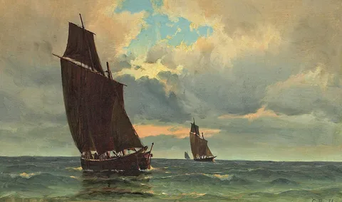 Carl Bille, Maritime scenery.
