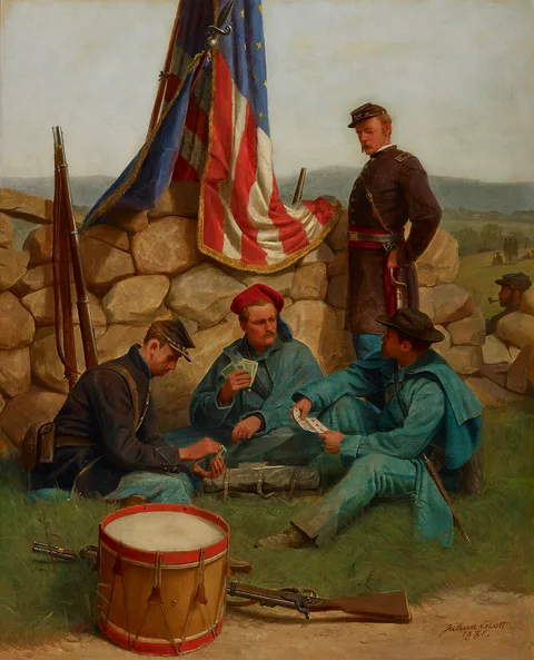 Julian Scott, A Break: Playing Cards