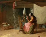 Edwin White, Olden Times (also known as Spinning Flax, Olden Times)