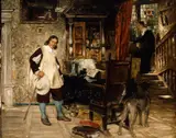 David Dalhoff Neal, Oliver Cromwell of Ely Visits Mr. John Milton