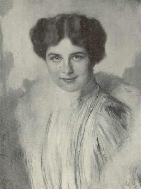 Artúr Lajos Halmi, Portrait of Geraldine Farrar