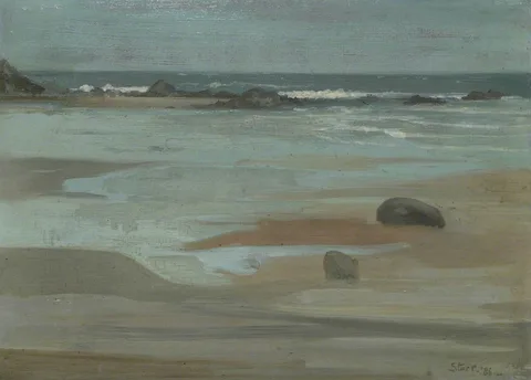 Sidney Starr, Beach, Looking out to Sea