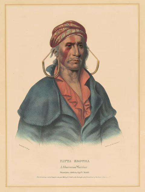 Albert Newsam, Payta Kootha, a Shawnee Warrior
