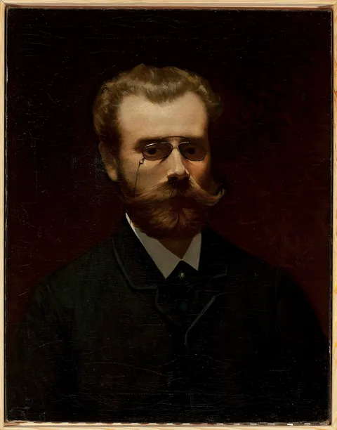 Kazimierz Mirecki, Portrait of Walerz Brochocki, painter