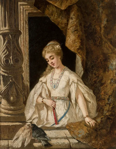 Kazimierz Mirecki, Woman in the Window