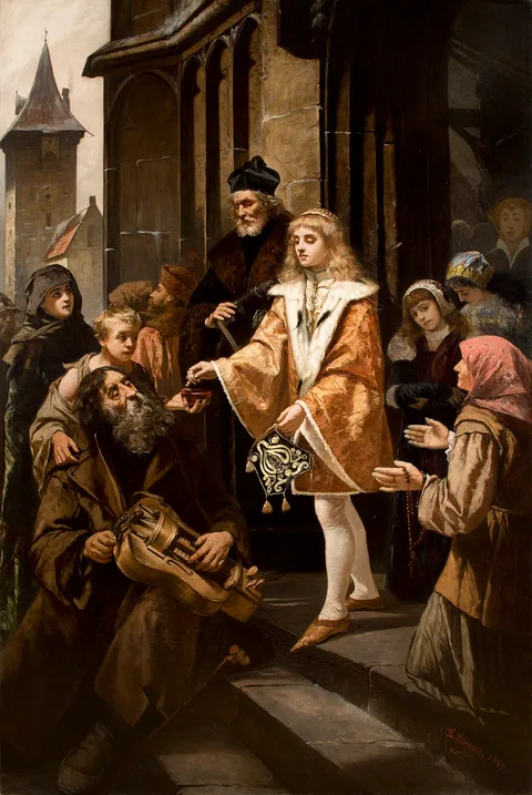 Kazimierz Mirecki, Saint Casimir Giving Alms