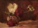 Alfred Henry O'Keeffe, Still Life: Roses and Arum Lilies