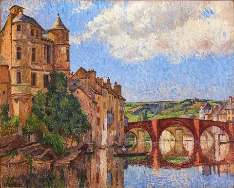 Alphonse Roubichou, Alphonse Roubichou - Vue d'Espalion - Musée des Beaux-Arts de Gaillac