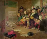 William Henry Fisk, Awaiting Publication of 'Le Moniteur' for News of the Arrest of Robespierre