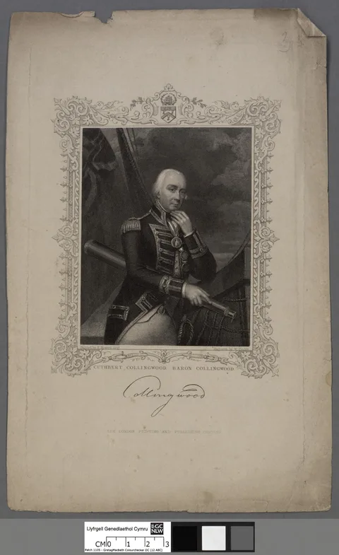 William Finden, Cuthbert Collingwood, Baron Collingwood