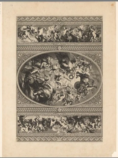 Simon Gribelin, Apotheose van Jacobus I