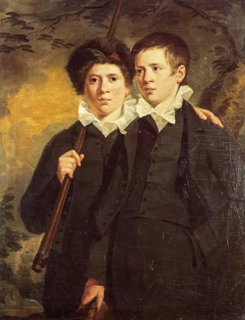 John Syme, Portrait of Two Boys, called the Artist's Twin Brothers
