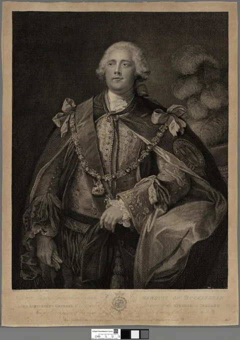 John Keyse Sherwin, George Nugent-Grenville-Temple, Marquis of Buckingham, Lord Lieutenant General & General Governor of the Kingdom of Ireland, Knight Companion of the most Noble Order of the Garter &c &c