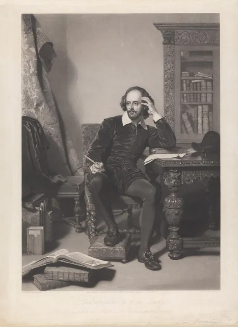 James Faed, Shakespeare in His Study