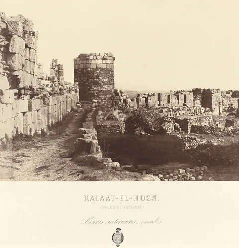 Louis De Clercq, Kalaat el Hosn (Castle of the Knights, Syria)