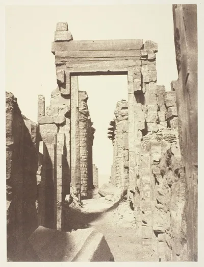 Louis De Clercq, Karnac, Grande Allée du Milieu des Ruines, Prise de l'est
