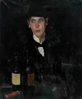Axel Fridell, Portrait of fellow artist Einar Forseth