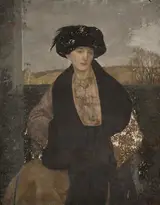 Henry Payne, Portrait Of Mrs Lester Of Slad Valley, Stroud