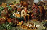 Henry Charles Bryant, Market Scene